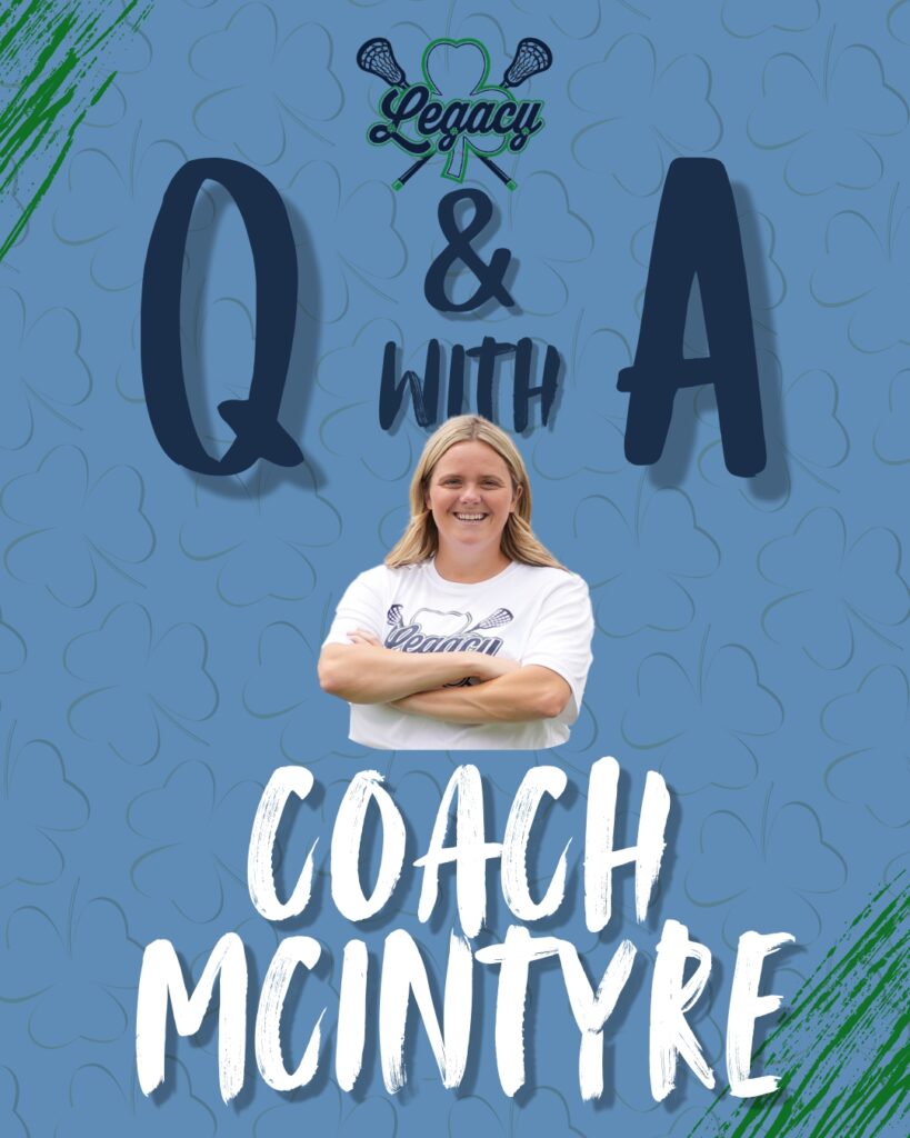Coach McIntyre, owner and director of Southside Legacy Lacrosse